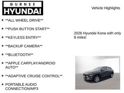 2026 Hyundai KONA SE