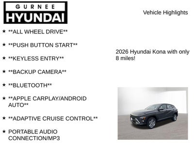 2026 Hyundai KONA SE