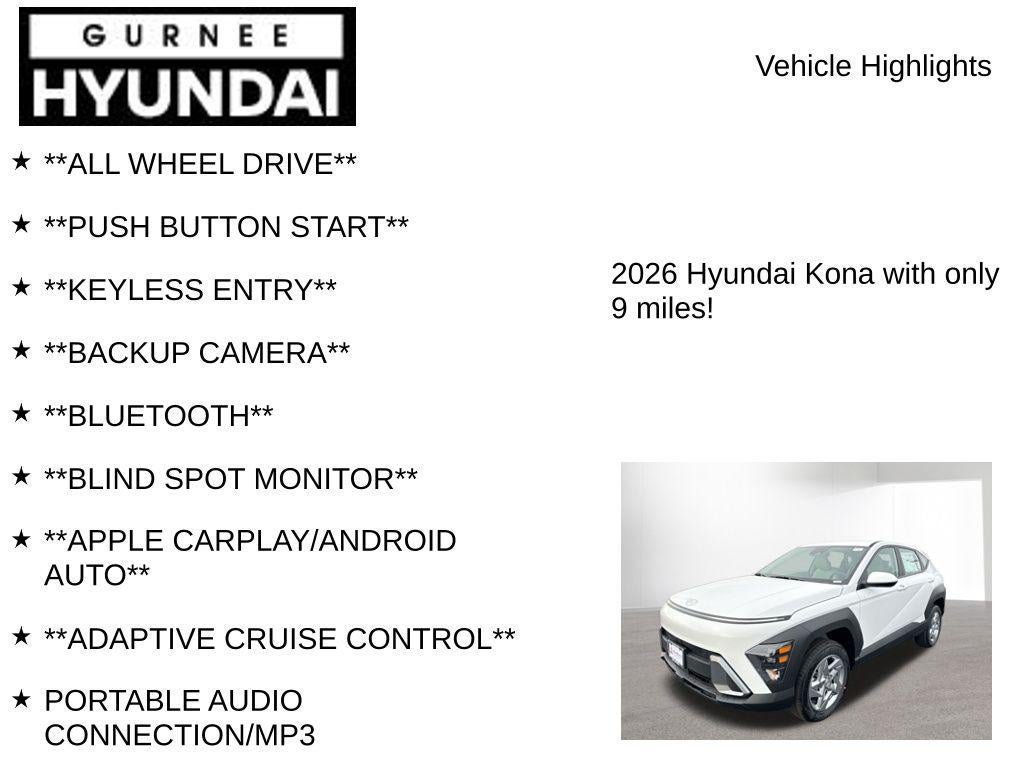 2026 Hyundai KONA SE