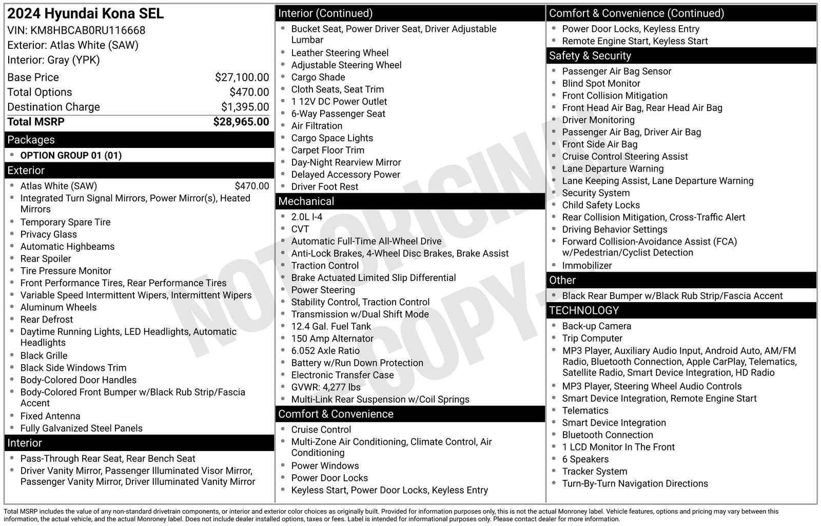2024 Hyundai KONA SEL