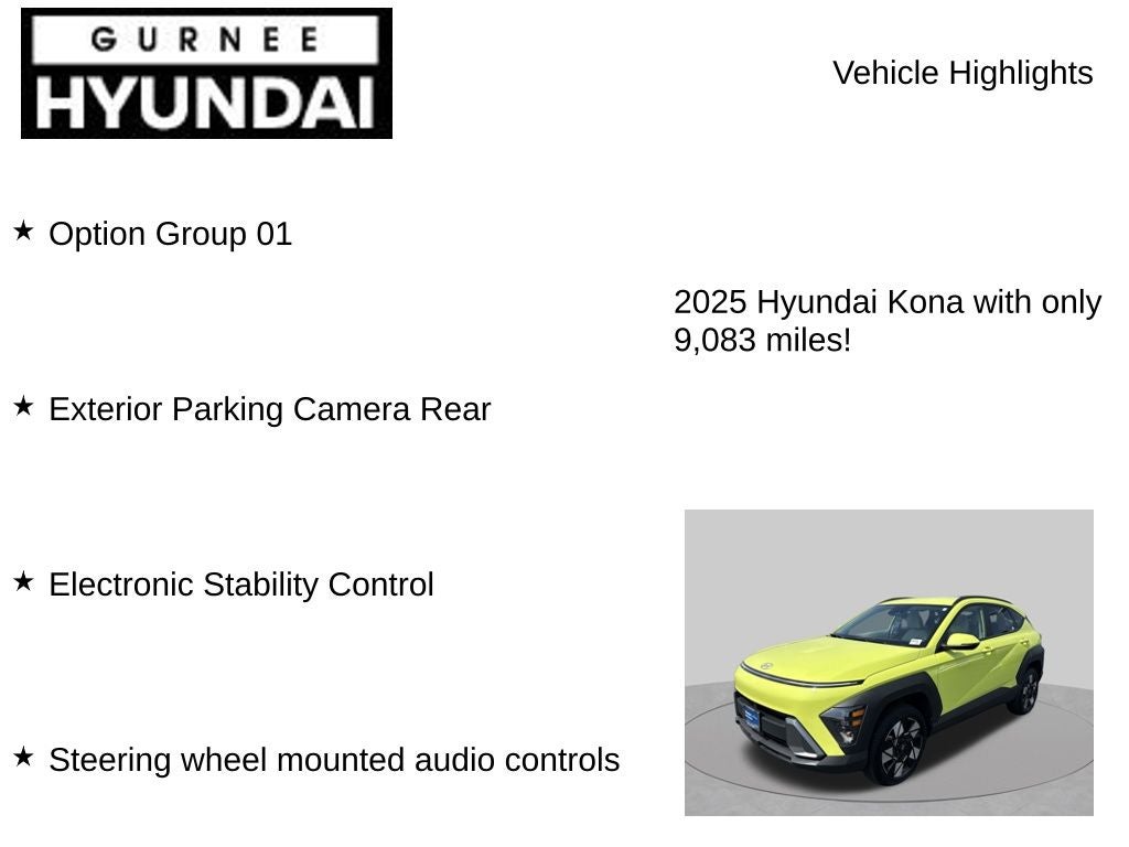 2025 Hyundai KONA SEL