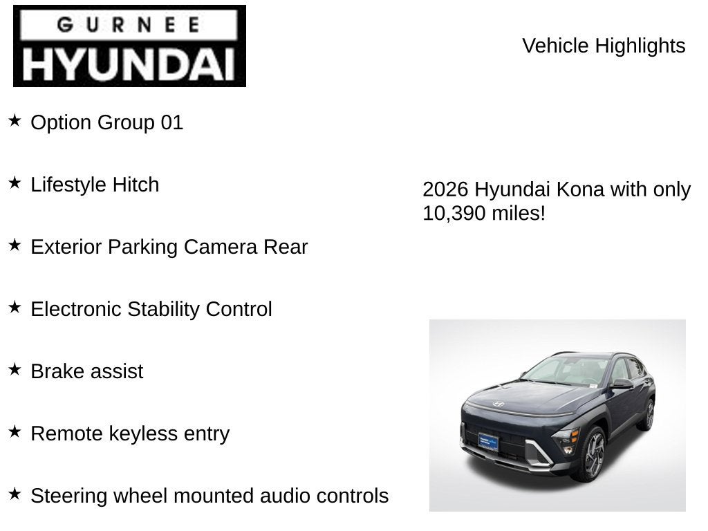 2026 Hyundai KONA SEL Premium