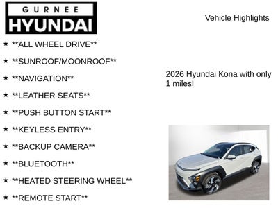 2026 Hyundai KONA Limited