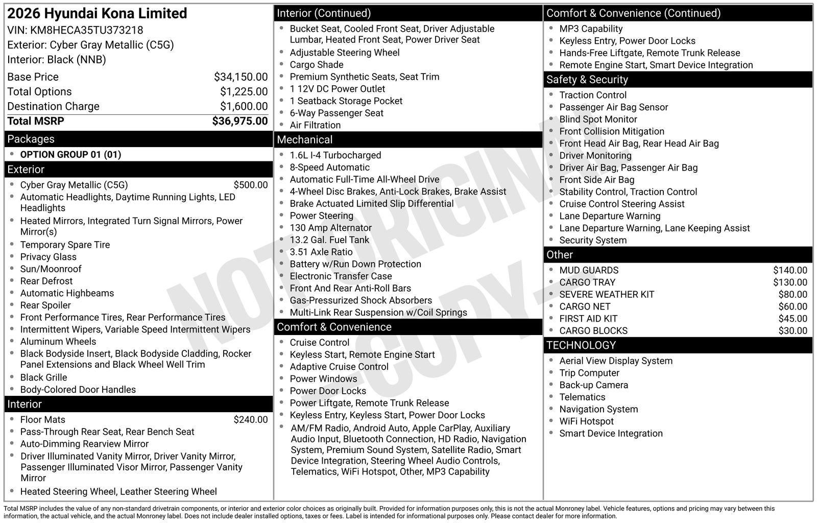 2026 Hyundai KONA Limited