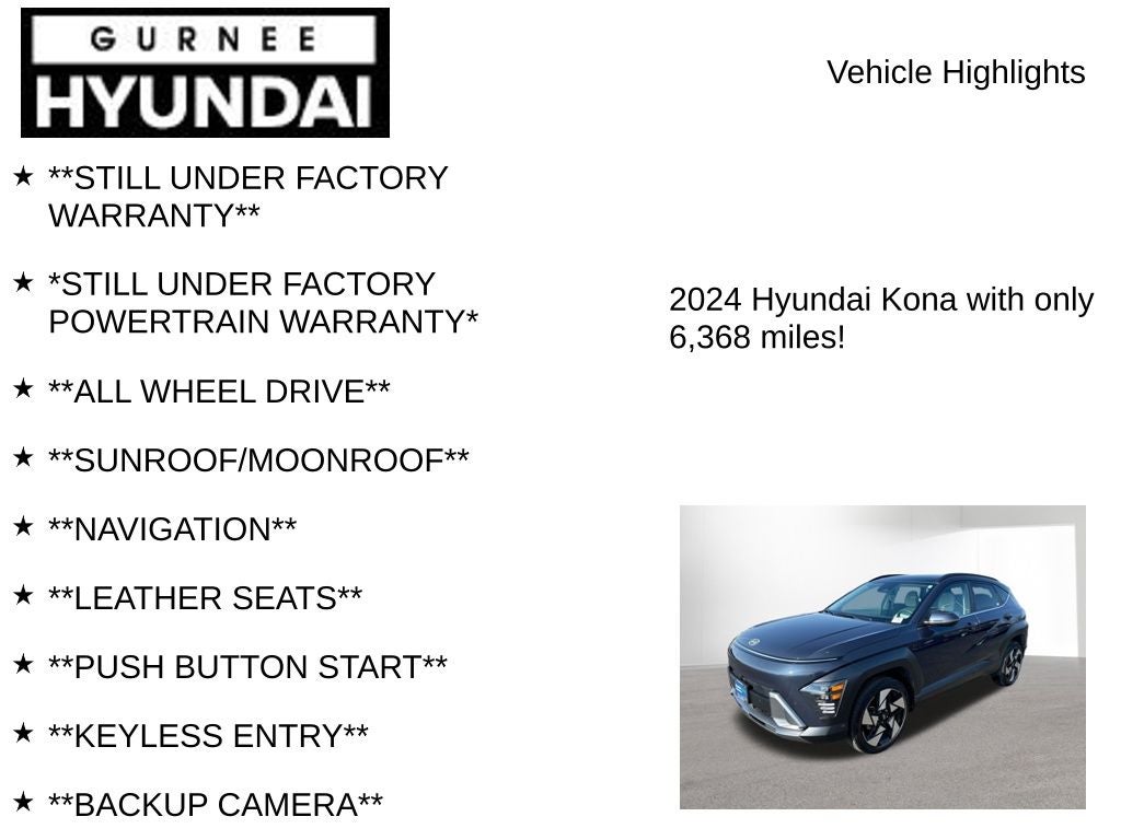 2024 Hyundai KONA Limited