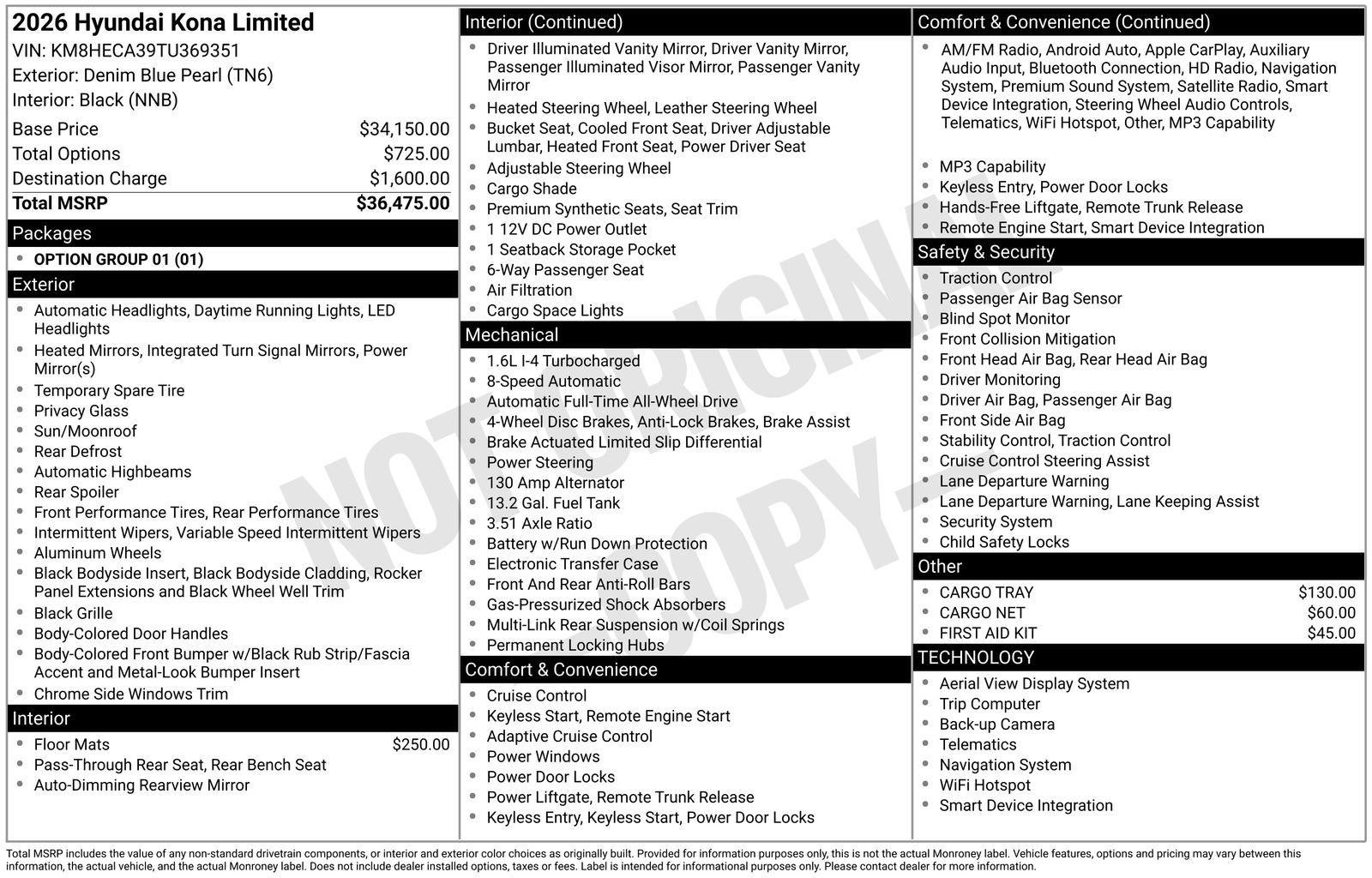 2026 Hyundai KONA Limited
