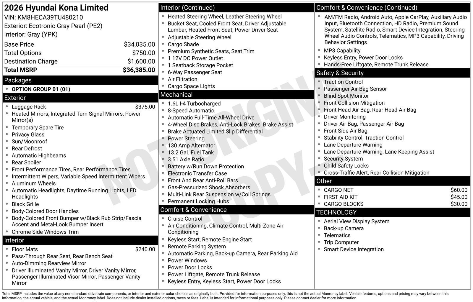 2026 Hyundai KONA Limited
