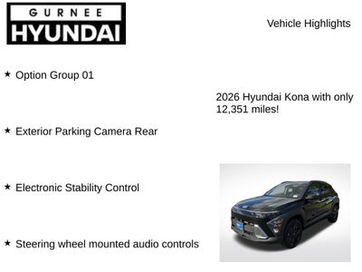 2026 Hyundai KONA SEL Sport