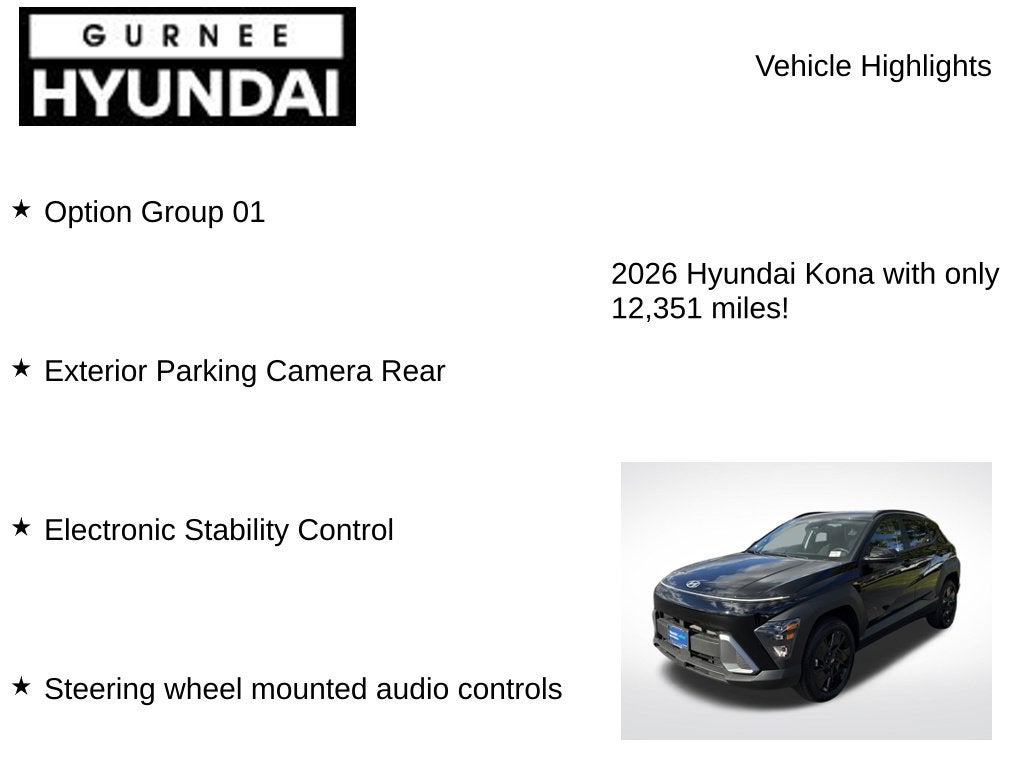 2026 Hyundai KONA SEL Sport