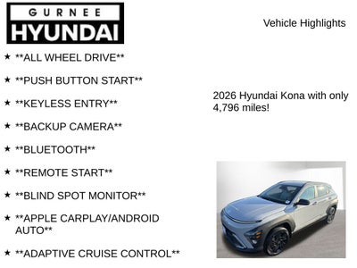 2026 Hyundai KONA SEL Sport