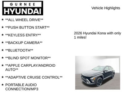 2026 Hyundai KONA SEL Sport