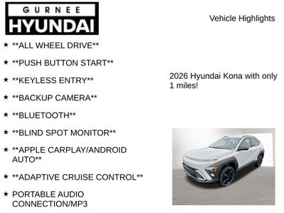 2026 Hyundai KONA SEL Sport