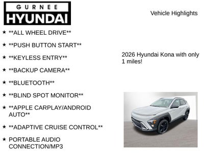2026 Hyundai KONA SEL Sport