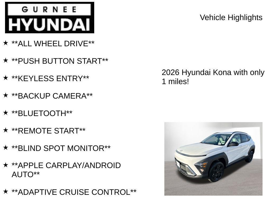 2026 Hyundai KONA SEL Sport