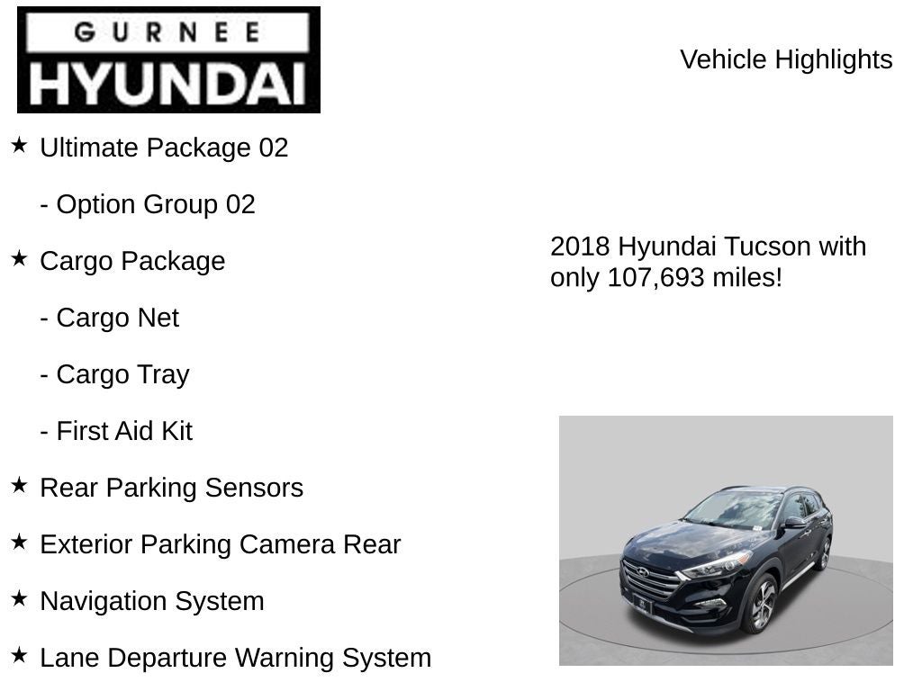 2018 Hyundai TUCSON Limited