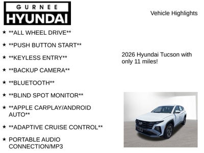 2026 Hyundai TUCSON HYBRID Blue SE