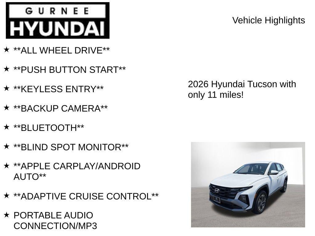 2026 Hyundai TUCSON HYBRID Blue SE