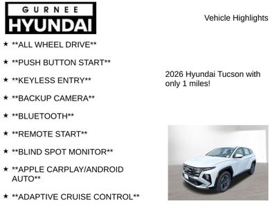 2026 Hyundai TUCSON HYBRID Blue