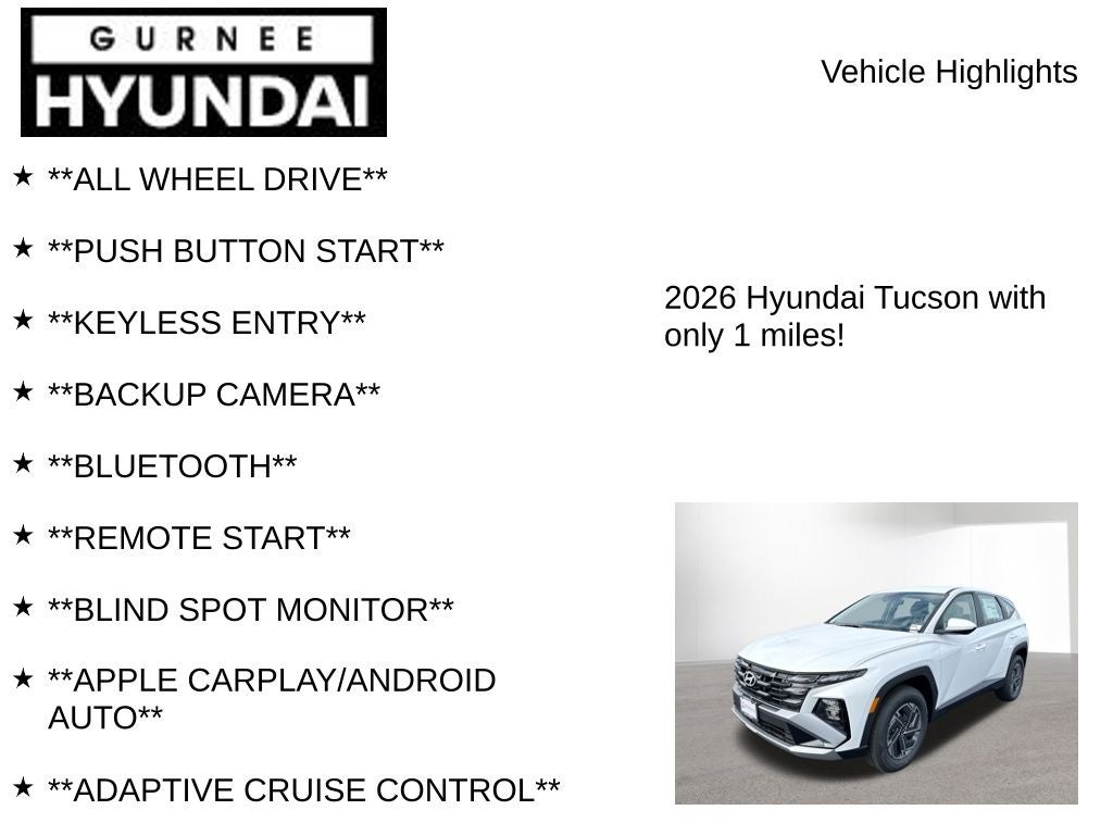 2026 Hyundai TUCSON HYBRID Blue