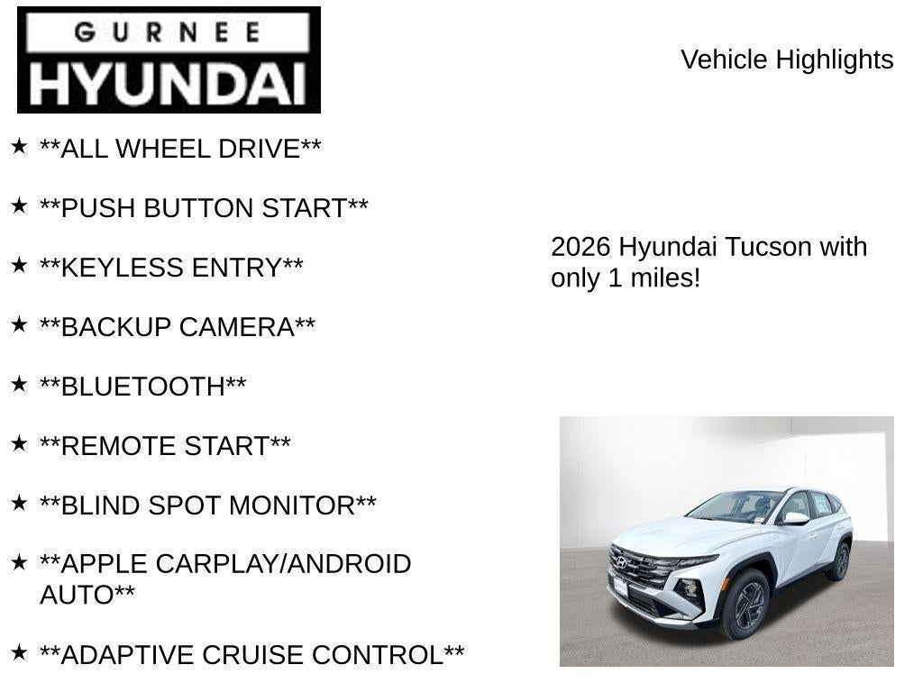 2026 Hyundai TUCSON HYBRID Blue