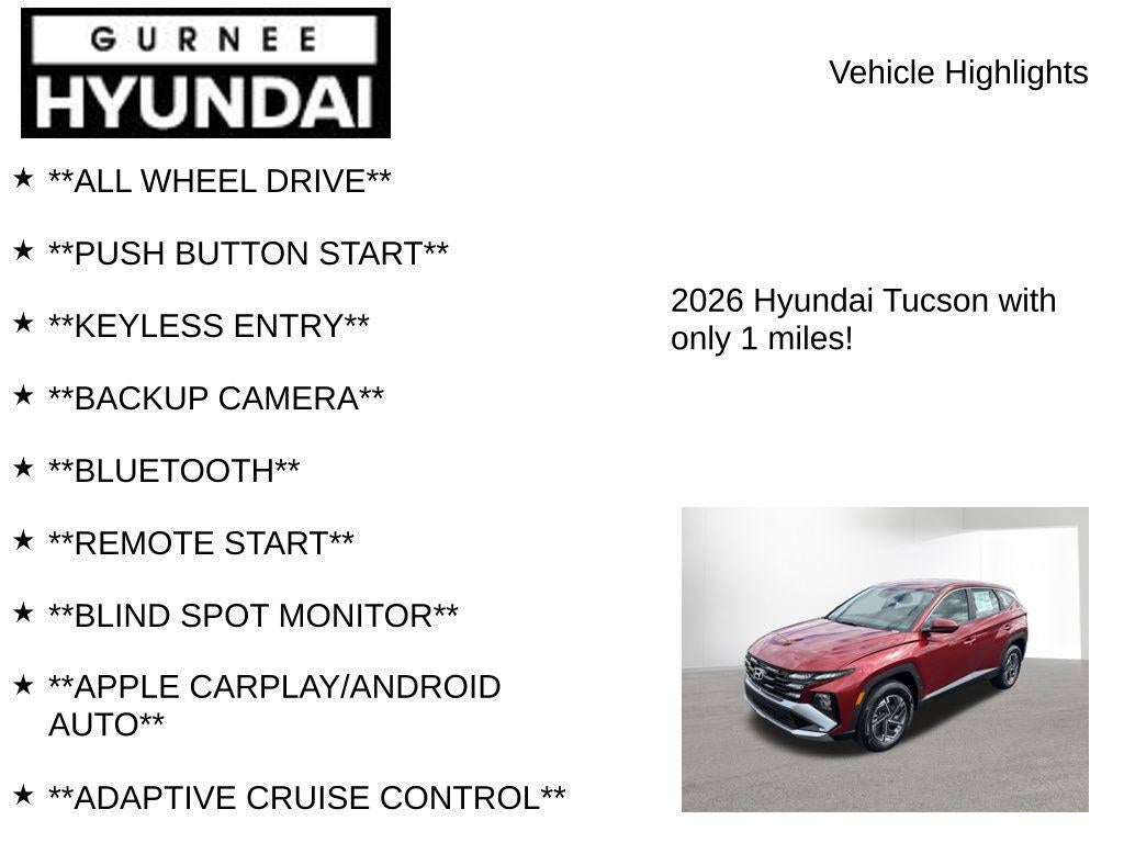 2026 Hyundai TUCSON HYBRID Blue SE