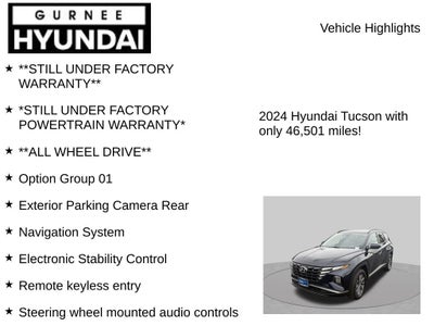 2024 Hyundai TUCSON HYBRID Blue