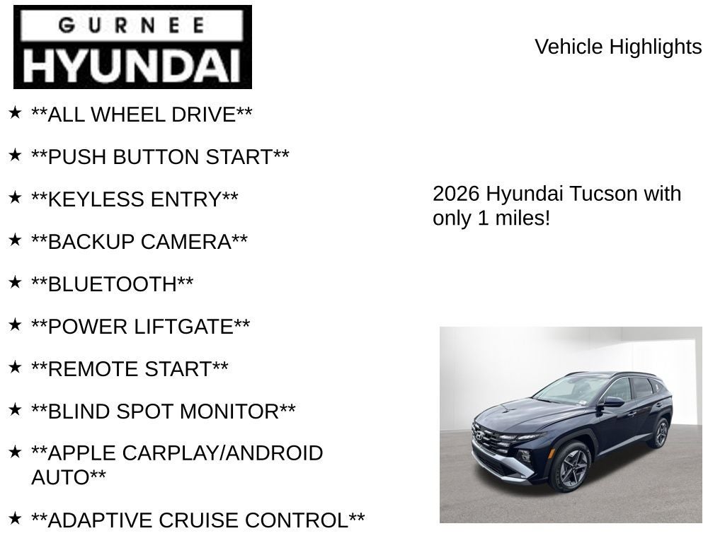 2026 Hyundai TUCSON HYBRID SEL