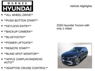 2026 Hyundai TUCSON HYBRID SEL