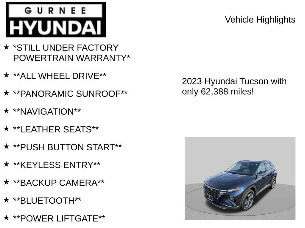 2023 Hyundai TUCSON HYBRID Limited