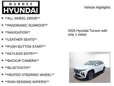 2026 Hyundai TUCSON HYBRID Limited