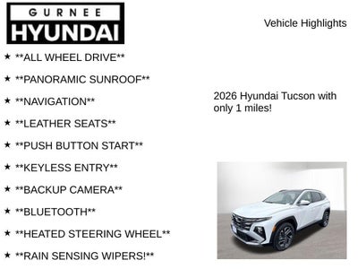 2026 Hyundai TUCSON HYBRID Limited