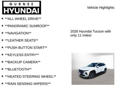 2026 Hyundai TUCSON HYBRID Limited