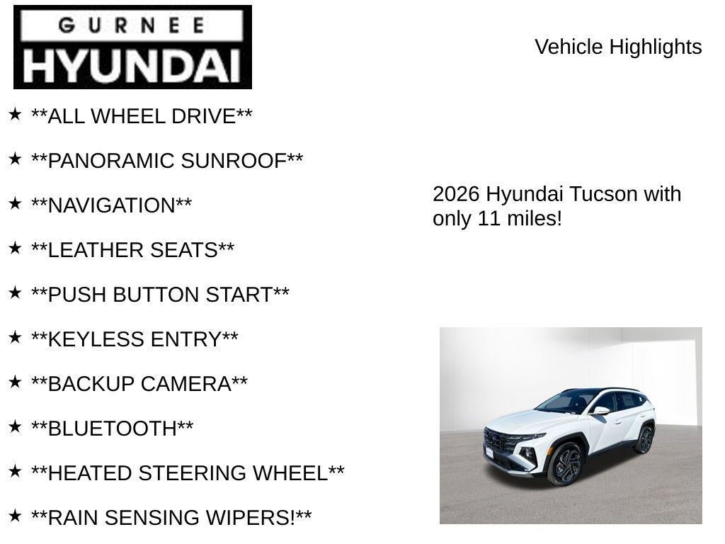 2026 Hyundai TUCSON HYBRID Limited