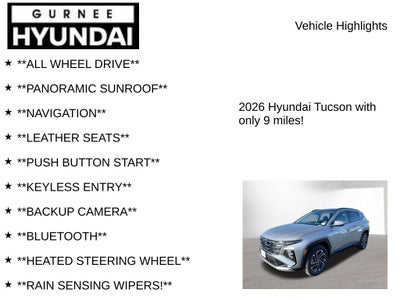 2026 Hyundai TUCSON HYBRID Limited