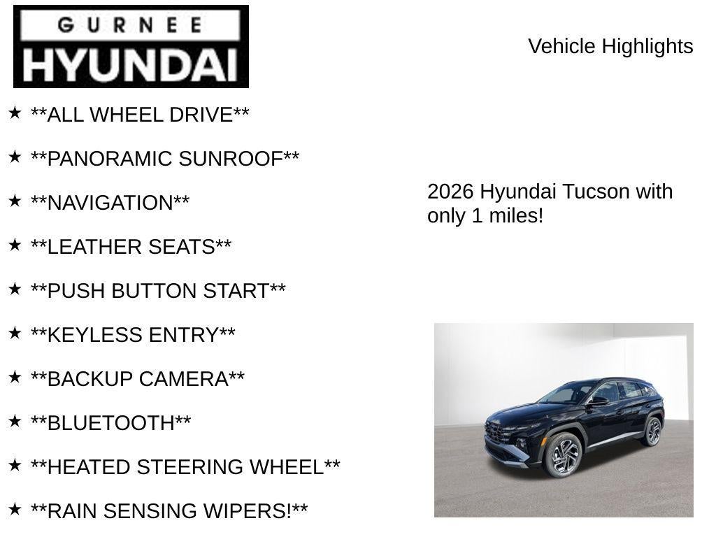 2026 Hyundai TUCSON HYBRID Limited