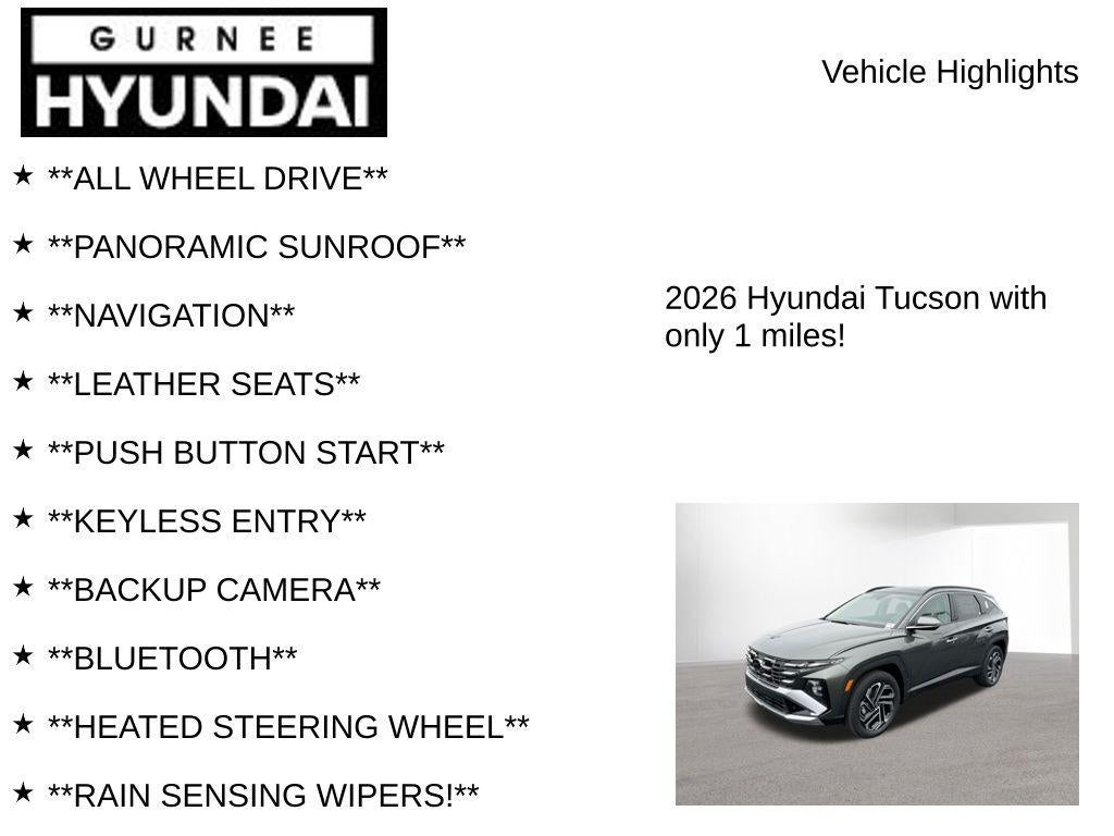 2026 Hyundai TUCSON HYBRID Limited