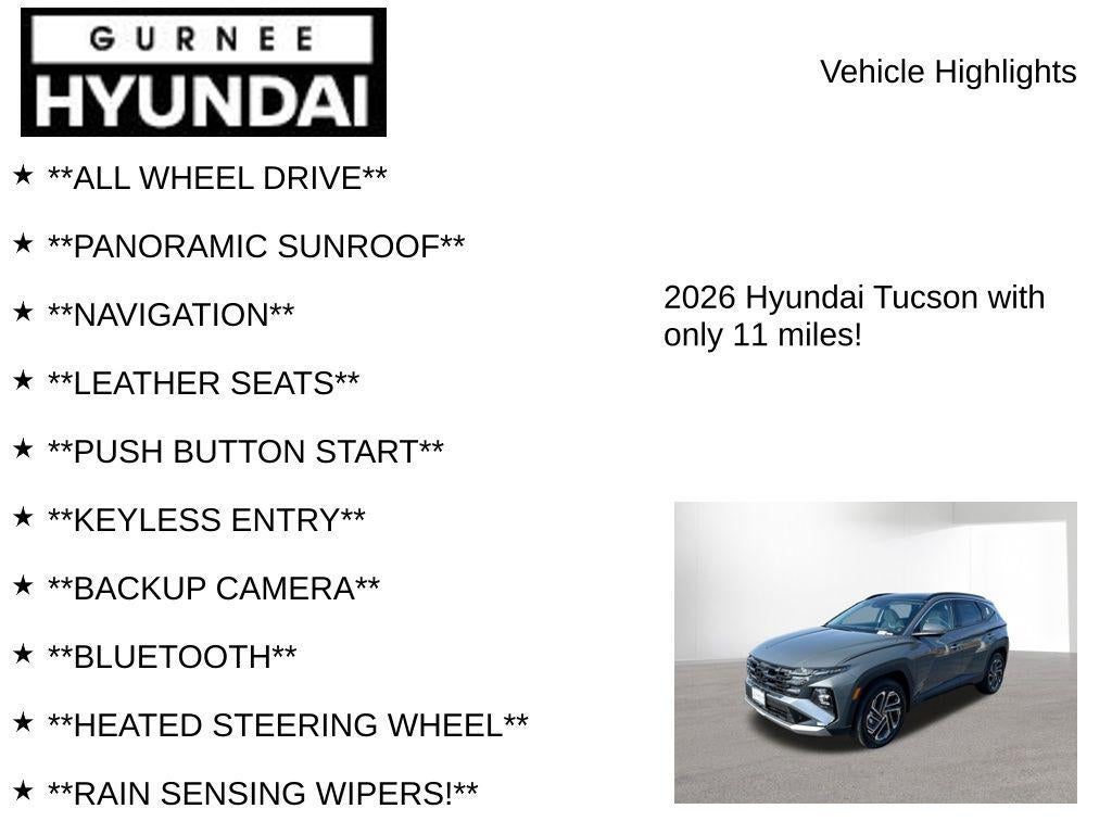 2026 Hyundai TUCSON HYBRID Limited