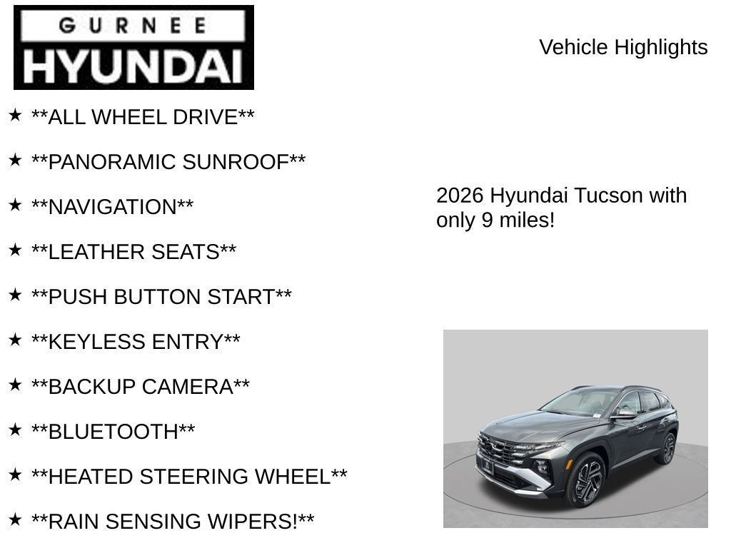 2026 Hyundai TUCSON HYBRID Limited