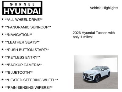 2026 Hyundai TUCSON HYBRID Limited
