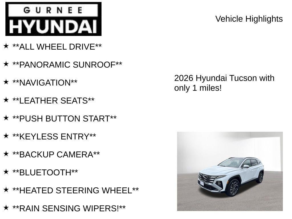2026 Hyundai TUCSON HYBRID Limited