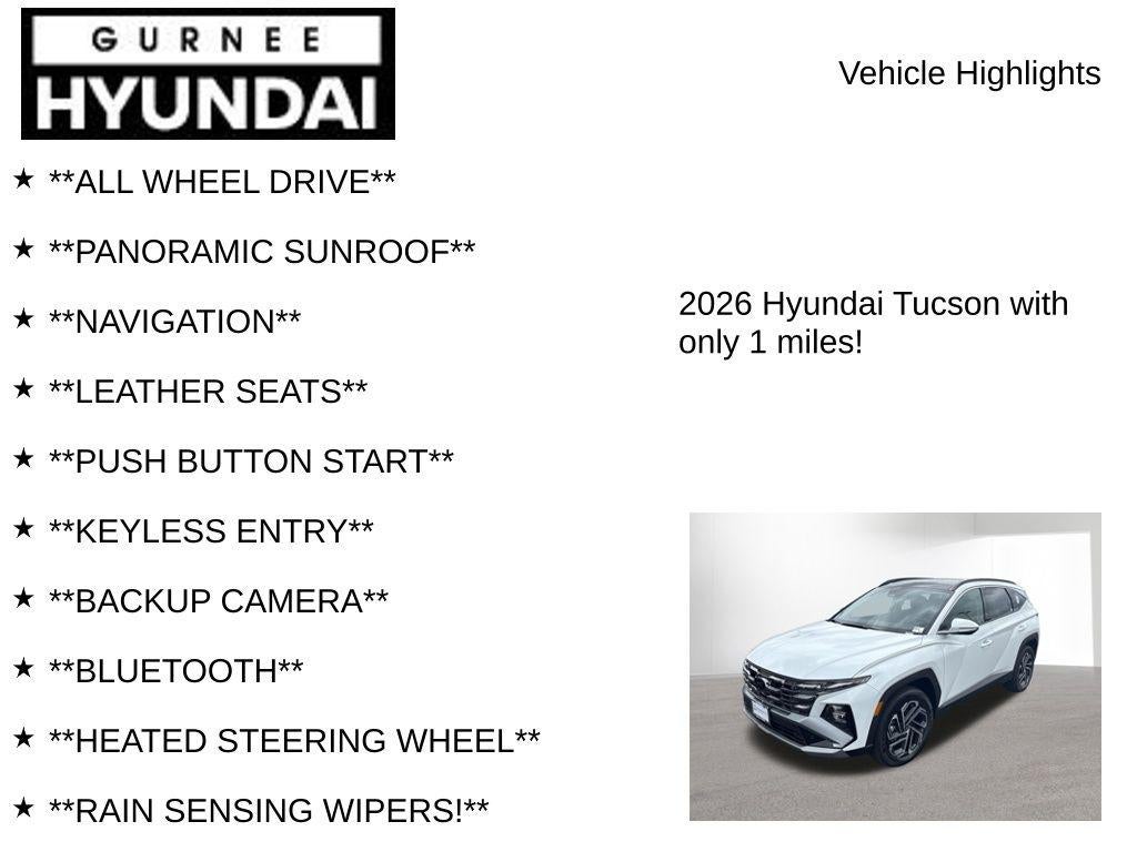 2026 Hyundai TUCSON HYBRID Limited