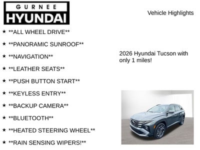 2026 Hyundai TUCSON HYBRID Limited