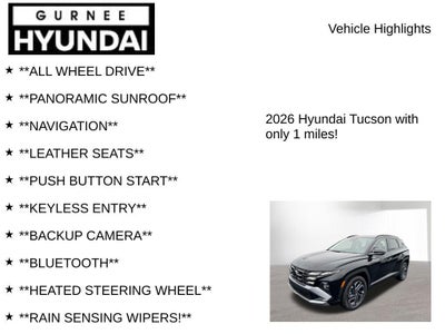 2026 Hyundai TUCSON HYBRID Limited