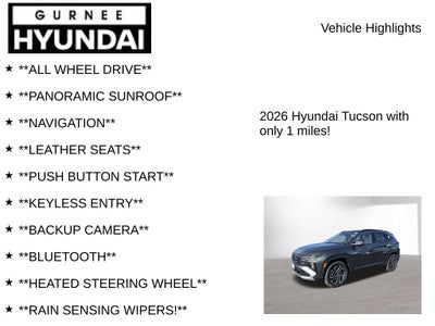 2026 Hyundai TUCSON HYBRID Limited