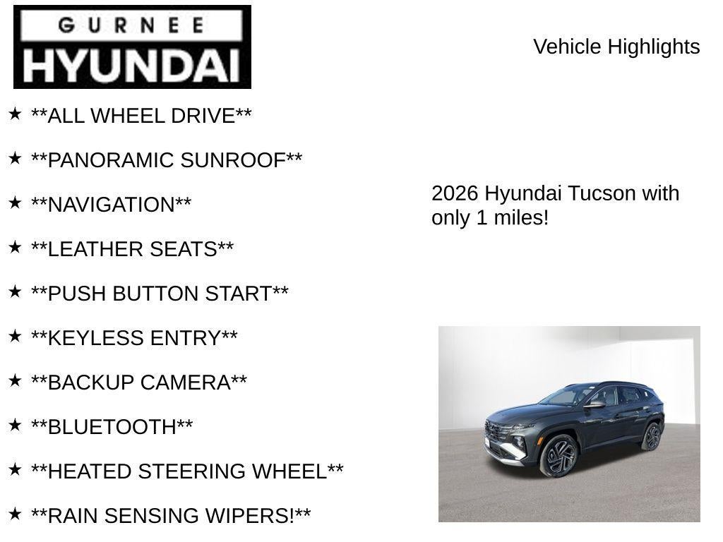 2026 Hyundai TUCSON HYBRID Limited