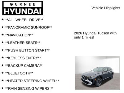 2026 Hyundai TUCSON HYBRID Limited
