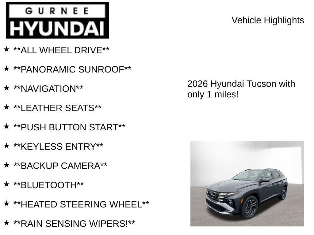 2026 Hyundai TUCSON HYBRID Limited
