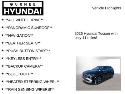 2026 Hyundai TUCSON HYBRID Limited