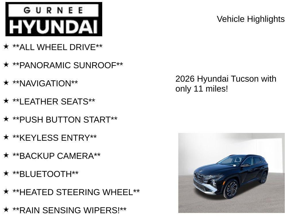 2026 Hyundai TUCSON HYBRID Limited