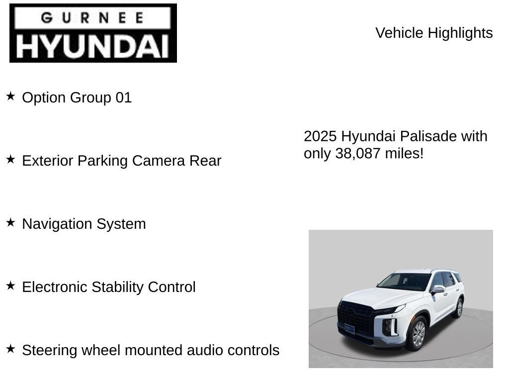 2025 Hyundai PALISADE SEL